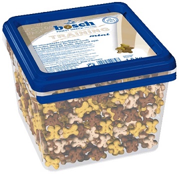 Bosch Mini Training smulkių veislių sausainiai šunims 1kg